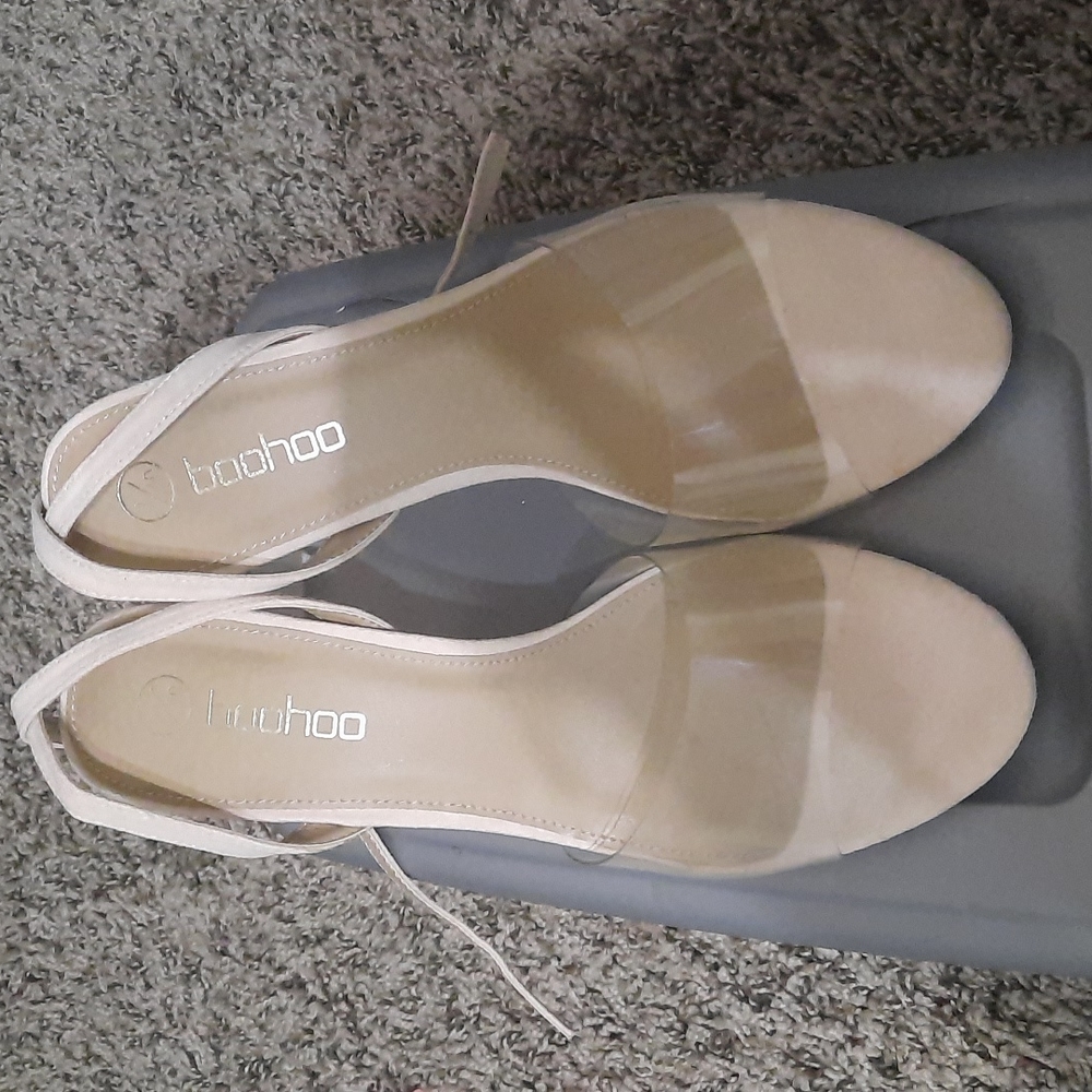 Clear heels